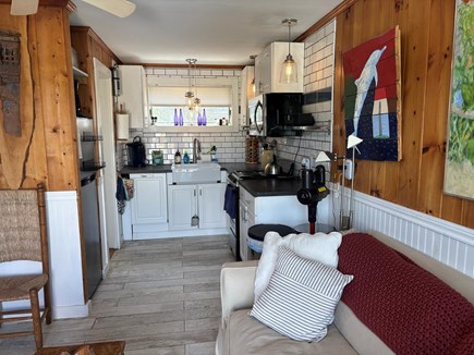 Truro, 2loyd Cape Cod vacation rental - Kitchen with Bath to the Left