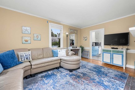 Centerville Cape Cod vacation rental - Spacious living room featuring a comfortable sectional sofa