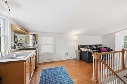 Centerville Cape Cod vacation rental - Second-floor seating area with a wet bar, offering a comfortable lounge space for relaxing and entertaining