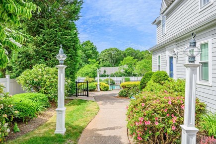 Centerville Cape Cod vacation rental - Walkway leading to the shared pool