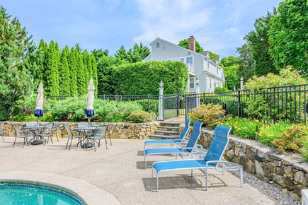 Centerville Cape Cod vacation rental - Lounge area by the pool