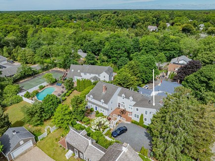 Centerville Cape Cod vacation rental - Aerial view of the property showcasing the home