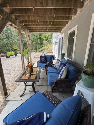 South Chatham Cape Cod vacation rental - Back yard seating area