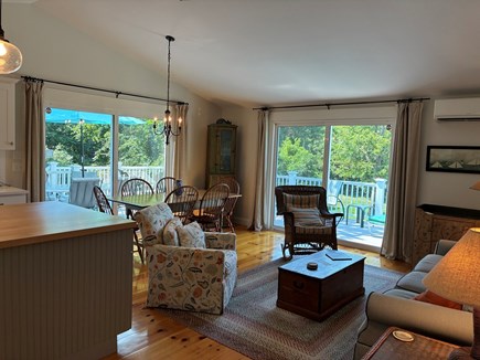 Dennis Cape Cod vacation rental - Multiple sliders to the wrap around deck
