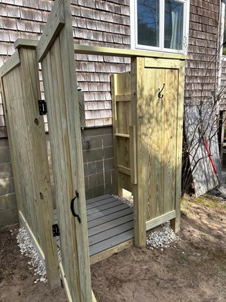 Ocean Side Wellfleet Cape Cod vacation rental - Outdoor shower