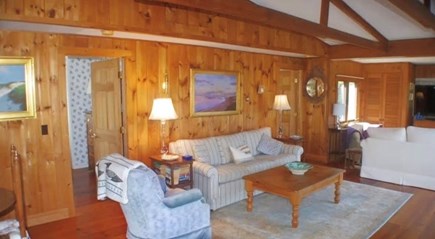 Ocean Side Wellfleet Cape Cod vacation rental - Living room
