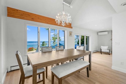 Plymouth MA vacation rental - Dining area with beautiful ocean views