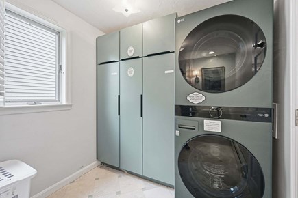 Plymouth MA vacation rental - Bathroom 1: First Floor: Full w/ Shower Stall & Laundry off of kitchen