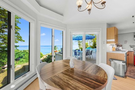 Plymouth MA vacation rental - Enjoy breathtaking ocean views from the sun-filled informal dining area