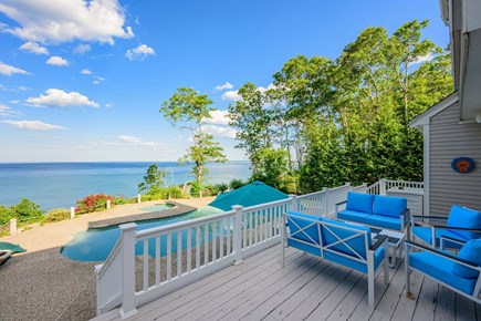 Plymouth MA vacation rental - Comfortable seating area on the back deck