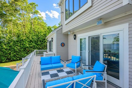 Plymouth MA vacation rental - Comfortable seating area on the back deck