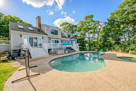 Plymouth MA vacation rental - Lounger area by the pool