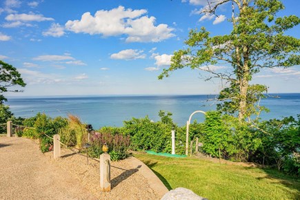 Plymouth MA vacation rental - View of the ocean from the backyard