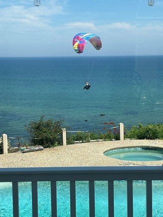 Plymouth MA vacation rental - View of the ocean from the backyard