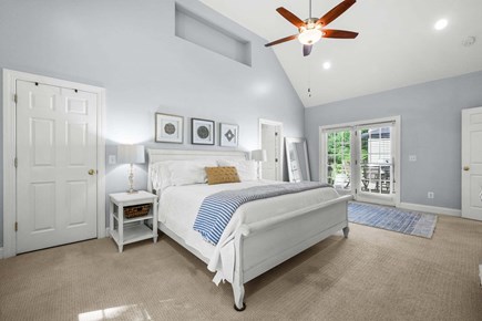 Yarmouth Port Cape Cod vacation rental - Bedroom 1 - King - First floor with access to deck