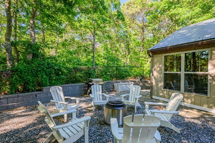 Yarmouth Port Cape Cod vacation rental - Fire pit with seating for 6