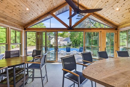 Yarmouth Port Cape Cod vacation rental - View from pool house