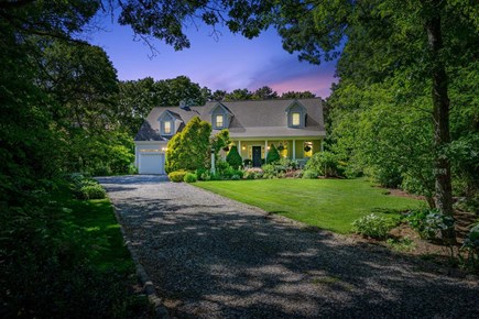 Yarmouth Port Cape Cod vacation rental - Evening view of home