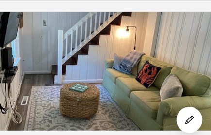 West Yarmouth Cape Cod vacation rental - Front living room area of the cottage.