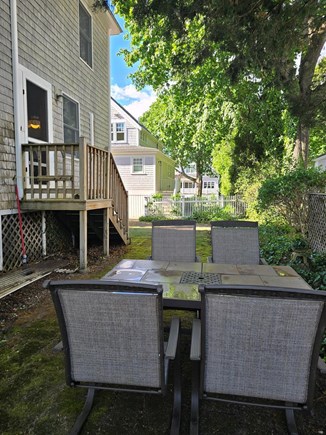 North Falmouth Cape Cod vacation rental - Back patio with grill