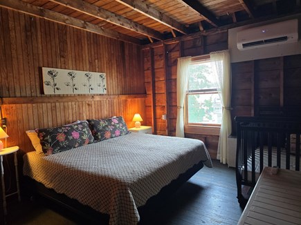 North Falmouth Cape Cod vacation rental - King bedroom #2 with full size crib