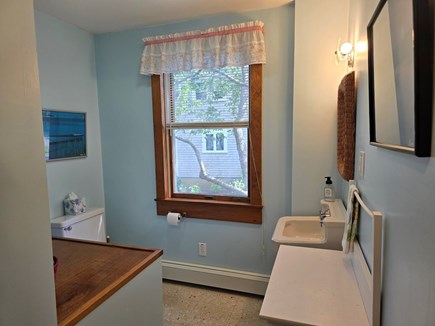 North Falmouth Cape Cod vacation rental - Half bathroom (downstairs)