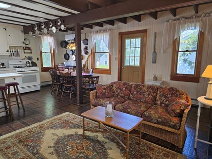 North Falmouth Cape Cod vacation rental - Living room / kitchen / dining area