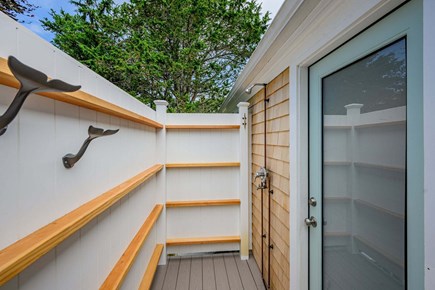 Chatham Cape Cod vacation rental - Outdoor shower with access to the bathroom
