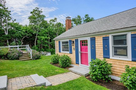 Chatham Cape Cod vacation rental - Stairs off of parking area