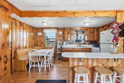 Sandwich Cape Cod vacation rental - Enjoy easy conversation and meals with this open kitchen and dining layout.