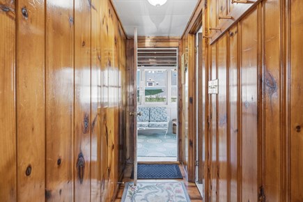 Sandwich Cape Cod vacation rental - Hallway offering access to the bathroom and porch