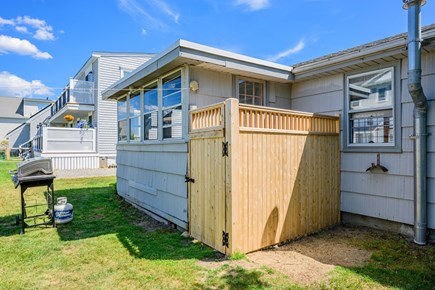 Sandwich Cape Cod vacation rental - Private enclosed outdoor shower, perfect after a day at the beach.