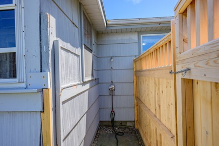 Sandwich Cape Cod vacation rental - View inside the enclosed outdoor shower with private, refreshing space.