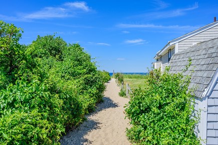 Sandwich Cape Cod vacation rental - Short, convenient walkway to enjoy the nearby public shoreline.