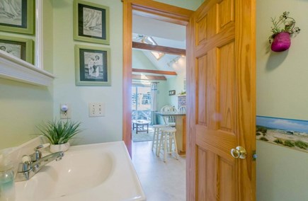 East Sandwich Cape Cod vacation rental - View from bathroom into kitchen