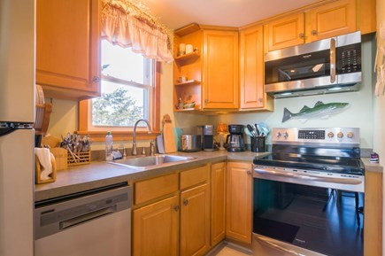 East Sandwich Cape Cod vacation rental - Kitchen with stainless steel appliances
