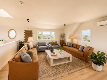 Truro - 9 min to Ptown Cape Cod vacation rental - Spacious living room.