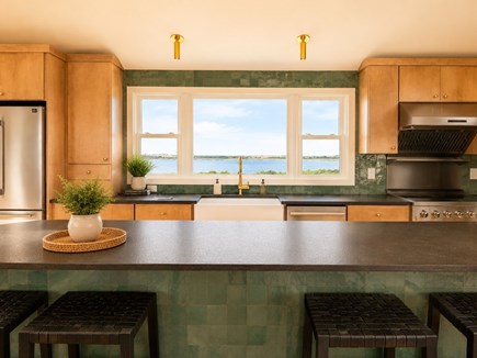 Truro - 9 min to Ptown Cape Cod vacation rental - Gourmet kitchen with water views.