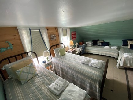 Dennisport Cape Cod vacation rental - 4 twins 2nd floor with steeper stairs.