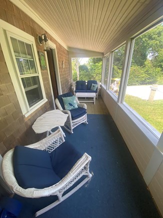 Dennisport Cape Cod vacation rental - Screened in porch attached to cottage