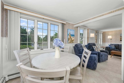 Bourne Cape Cod vacation rental - Dining area looking into the living room