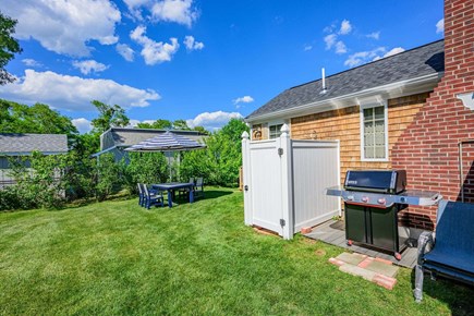 Bourne Cape Cod vacation rental - Outdoor shower and grill