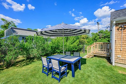 Bourne Cape Cod vacation rental - Outdoor dining area with seating for 4