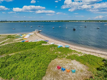 Bourne Cape Cod vacation rental - View of the beach to the Harbor