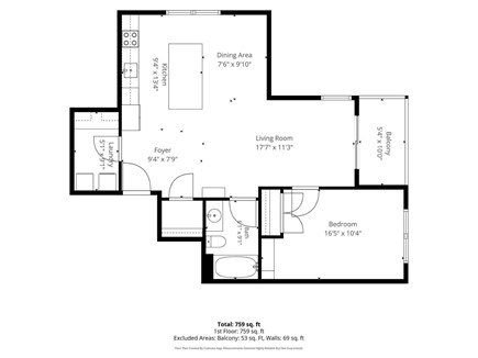 Harwich Port Cape Cod vacation rental - Floor plan