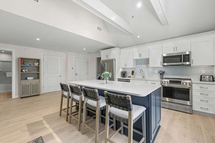 Harwich Port Cape Cod vacation rental - Kitchen island with seating for 4