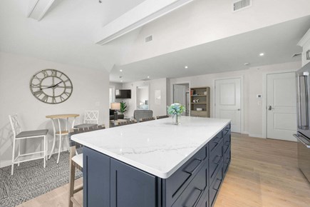 Harwich Port Cape Cod vacation rental - View of kitchen, dining area, and living room
