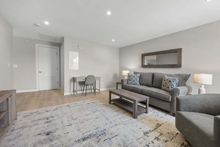 Harwich Port Cape Cod vacation rental - Family room offering desk for remote work