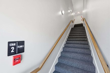 Harwich Port Cape Cod vacation rental - Stairs up to the property