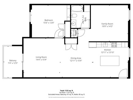 Harwich Port Cape Cod vacation rental - Floor plan